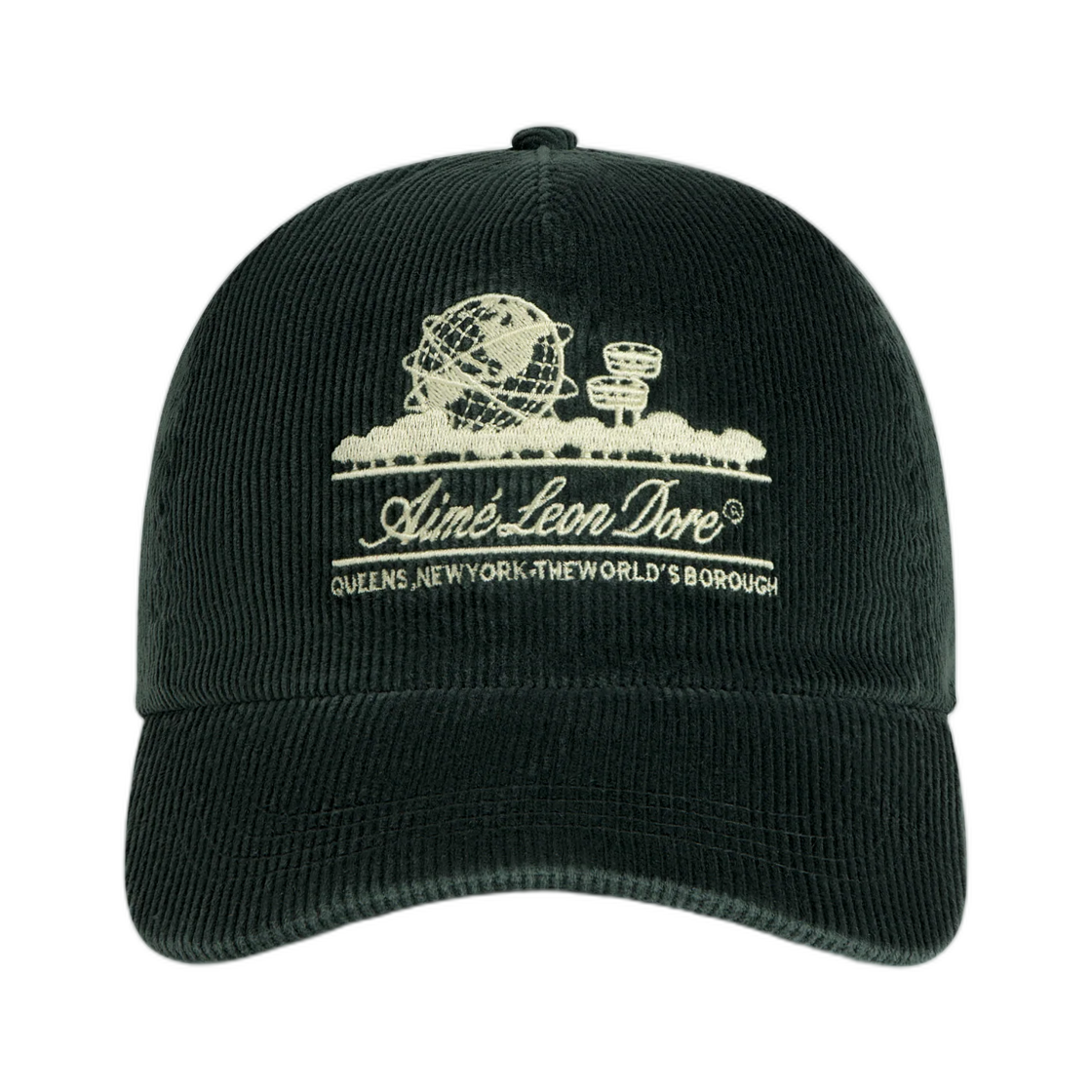에메 레온 도르 코듀로이 유니스피어 햇 다크 그린(Aime Leon Dore Corduroy Unisphere Hat Dark Green)