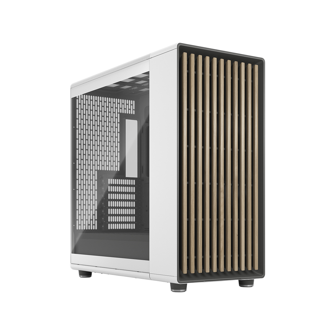 FD-C-NOR1X-04 Fractal Design North XL Clear Tempered Glass Chalk White