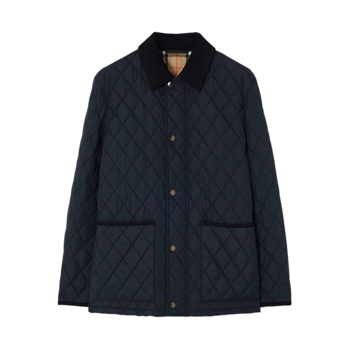 8131748 Burberry Quilted Nylon Haddington Jacket Navy