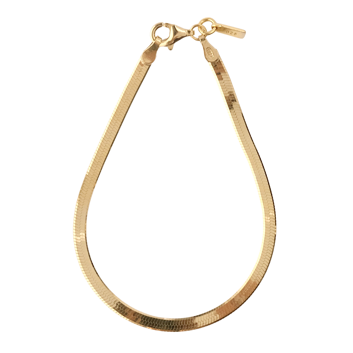 어나더레이어 3mm 플랫 브레이슬릿 골드(Another Layer 3mm Flat Bracelet Gold)