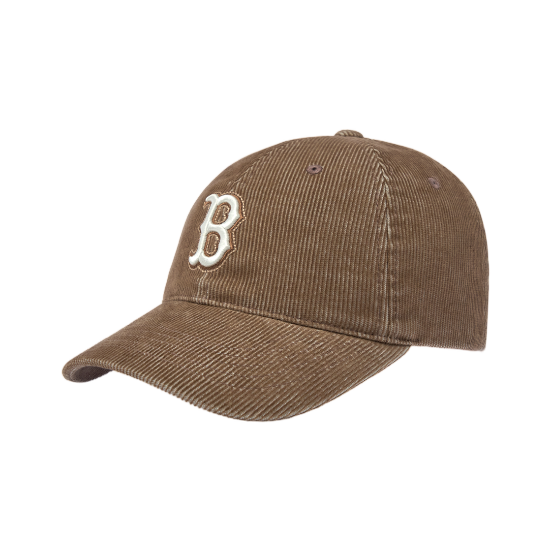 3ACPB0666-43BRL MLB Two-Tone Corduroy Unstructured Ball Cap Boston Red Sox Brown