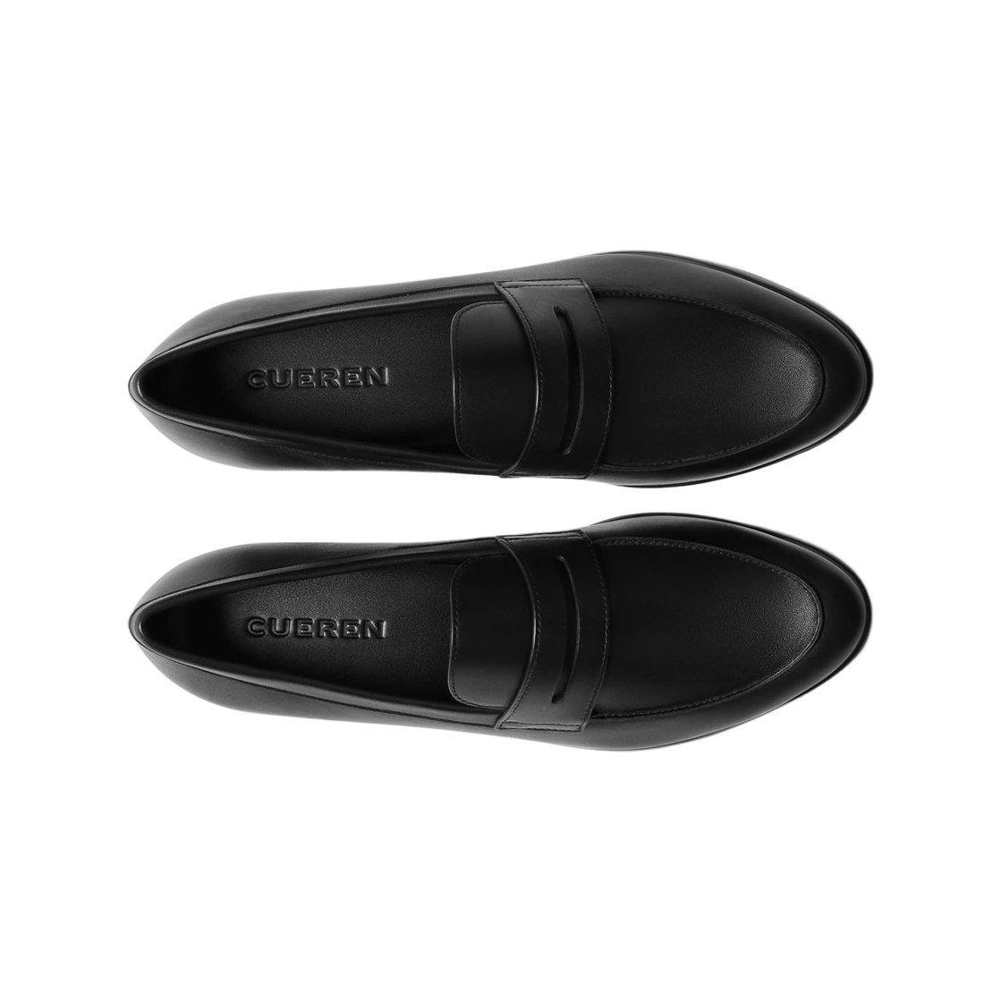 (W) 쿠에른 런던 09 로퍼 나파 램스킨 블랙((W) Cueren London 09 Loafers Nappa Lambskin Black) - 2