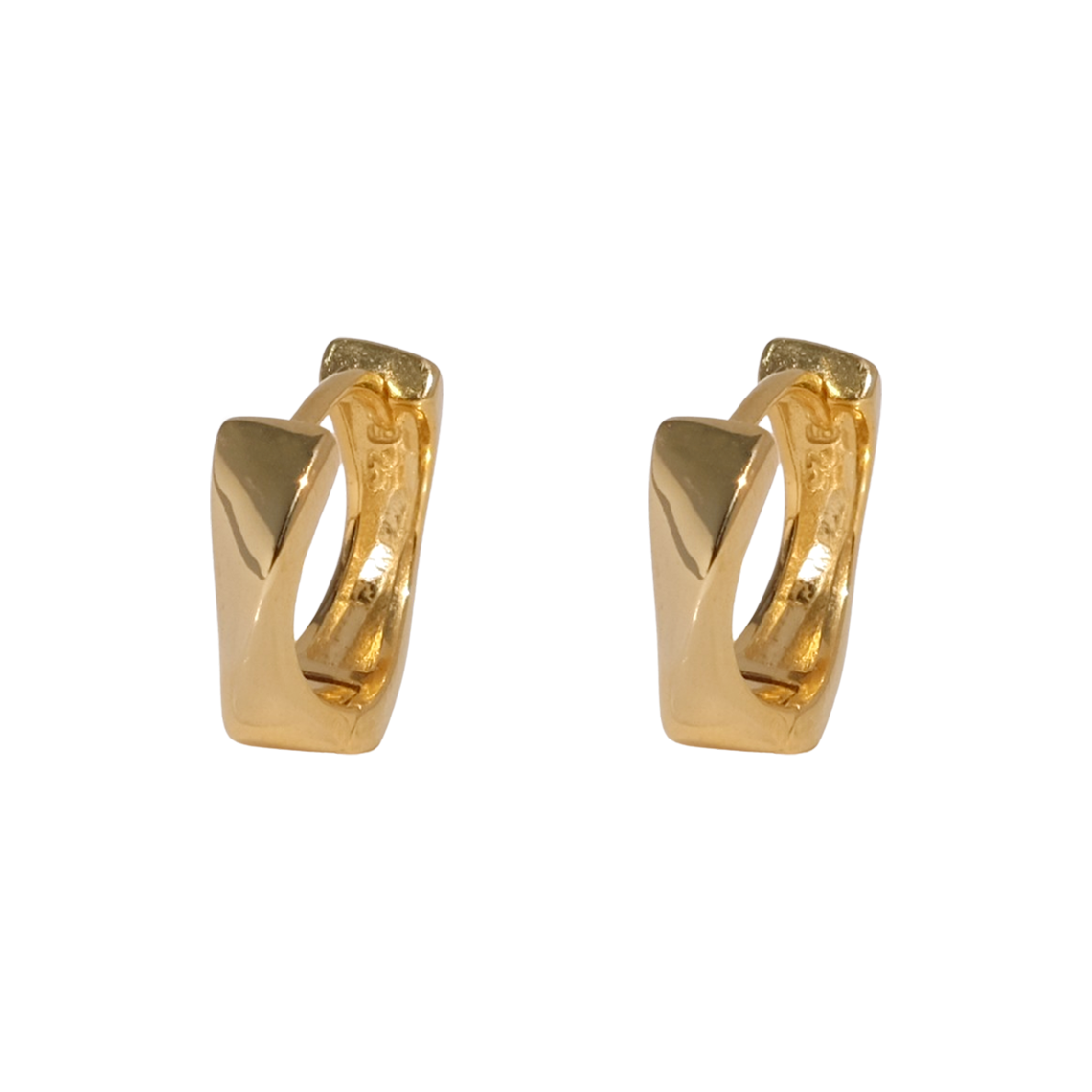 어나더레이어 플로우 훕 이어링 골드(Another Layer Flow Hoop Earring Gold)