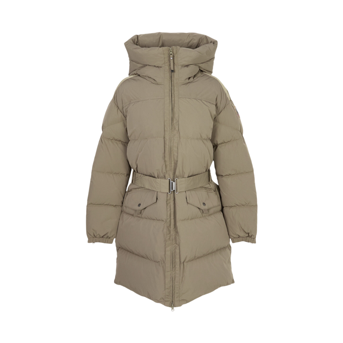 26WPWPUHF320128 (W) Parajumpers Rosehall Long Puffer Jacket Grey Brown - 26FW