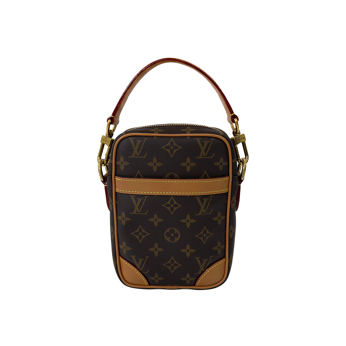 ITEVCD9DDOSB Louis Vuitton Danube Monogram Leather Mini Messenger Bag