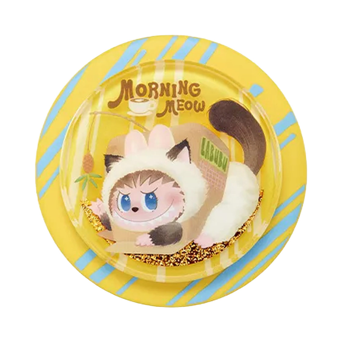 - Pop Mart The Monsters Cat Mode On Series Magnetic Phone Holder Siamese Kitty (Opened Case)