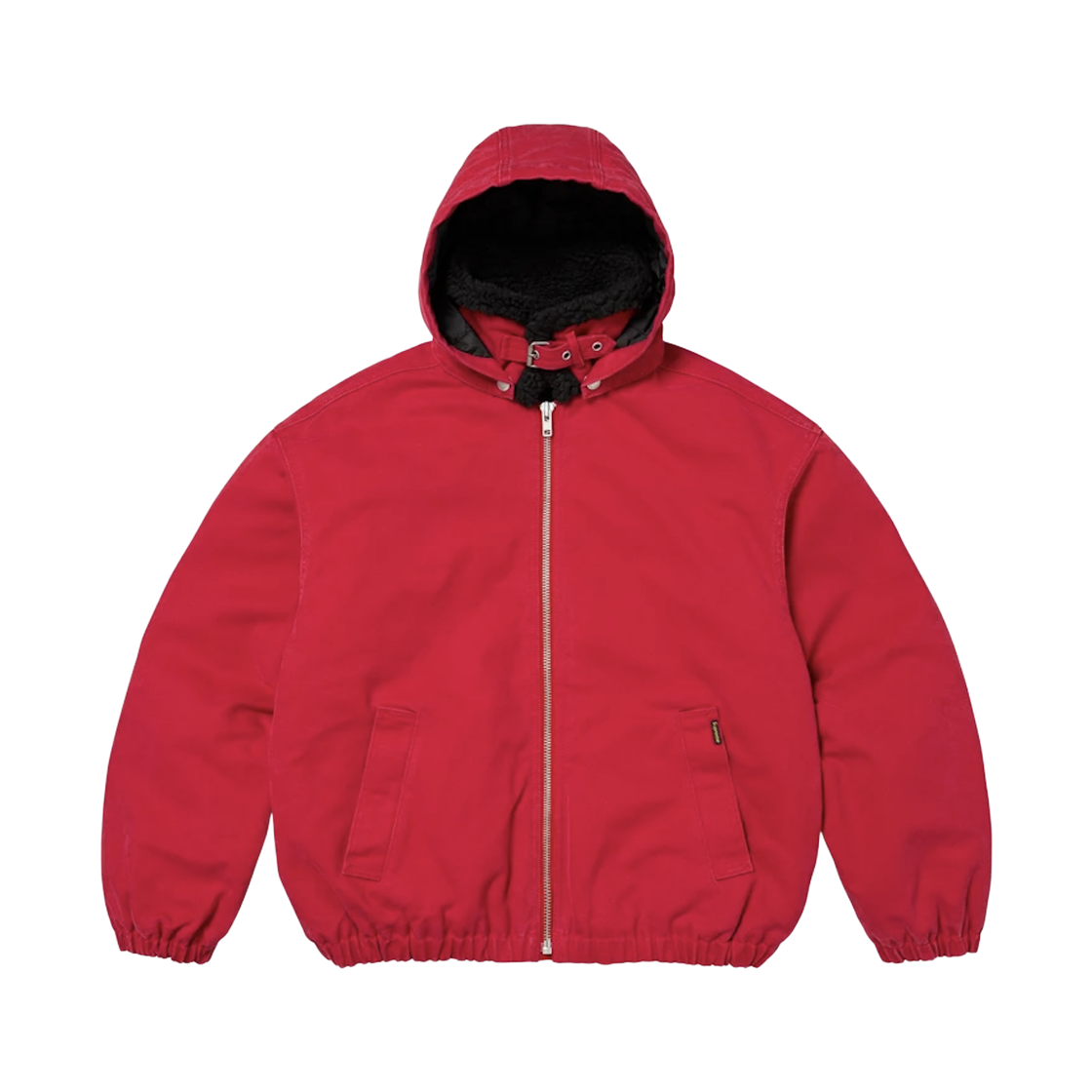 슈프림 페이크 셔링 라인드 봄버 자켓 레드 - 26FW(Supreme Faux Shearling Lined Bomber Jacket Red - 26FW) - 4
