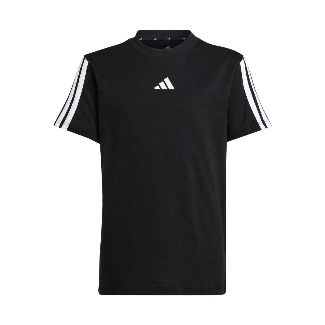 JD6487 (Kids) Adidas Sportswear Essentials T-Shirt Black White - KR Sizing