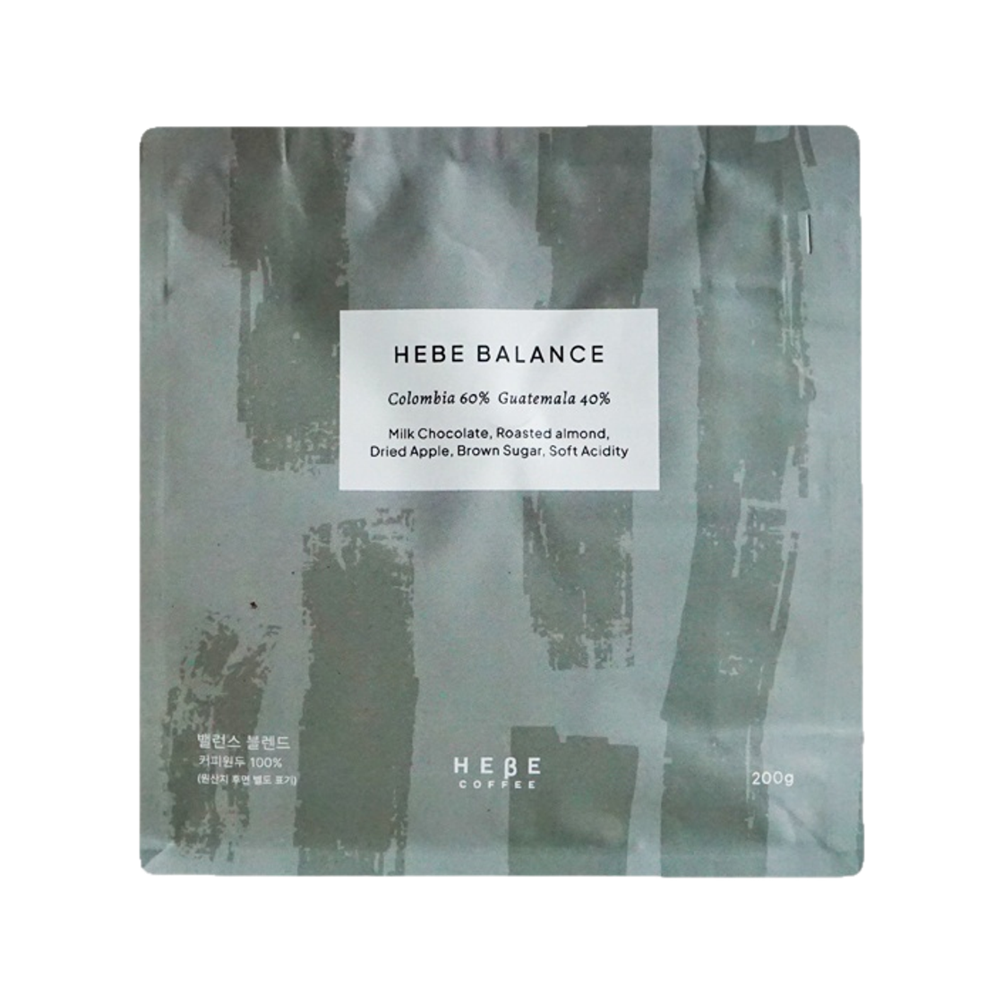 헤베커피 밸런스 블렌드 홈카페 원두 200g(Hebe Coffee Balance Blend 200g)