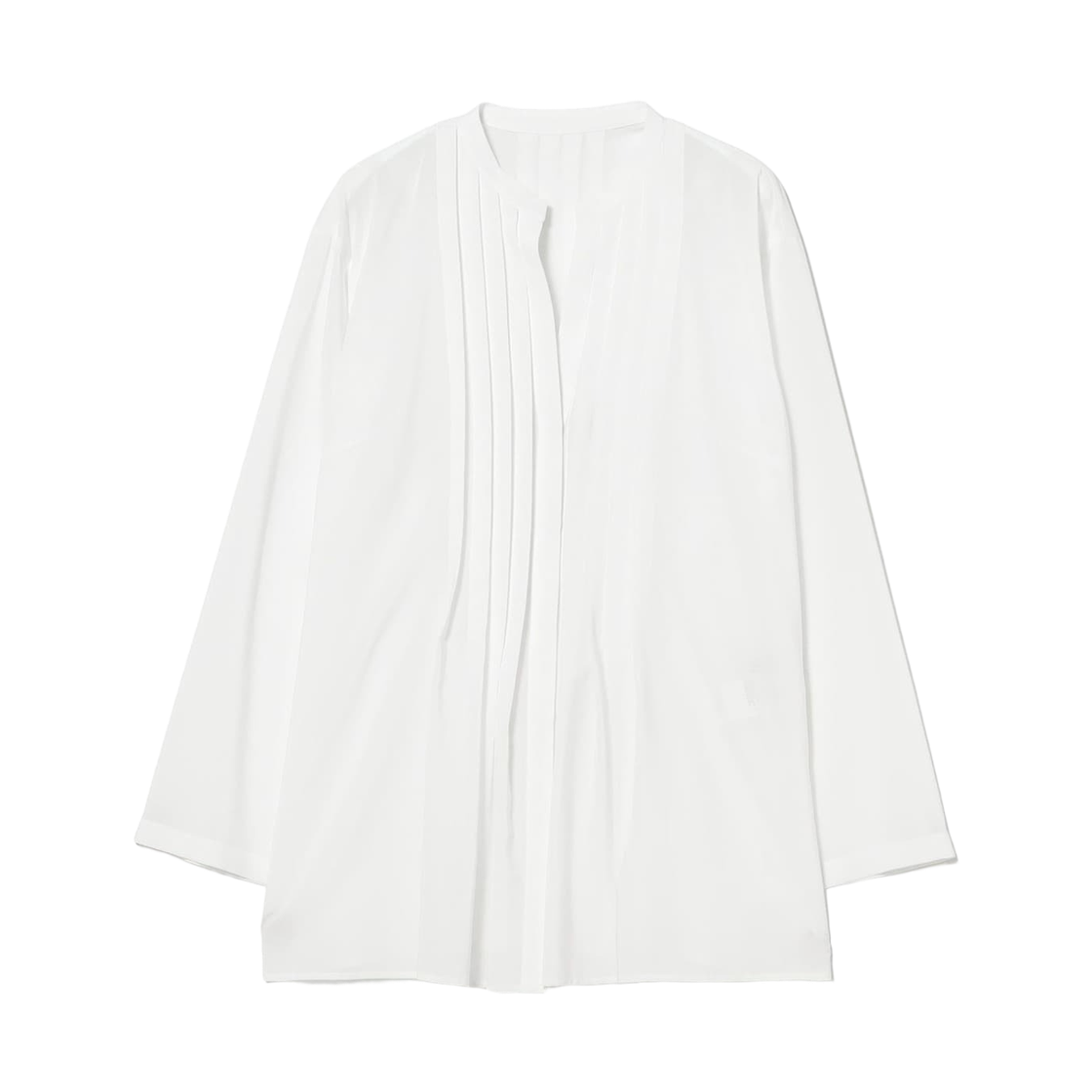 64-11-1301-163 (W) Demi-Luxe Beams Tucked Blouse White