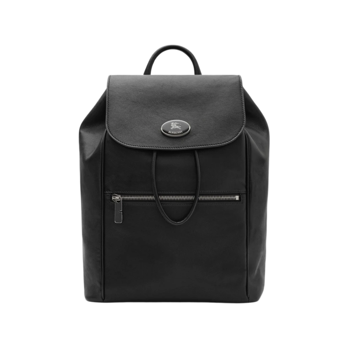 8133956 Burberry Knight Stamp Drawcord Backpack Black