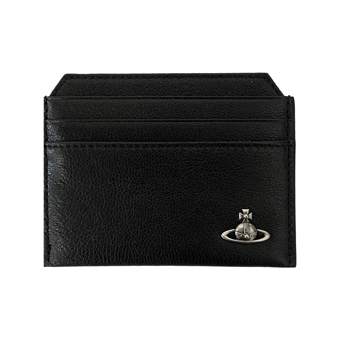 5403000SU L00BX N404 [15% 쿠폰] Vivienne Westwood Orb Logo Slim Cardholder Black/Dark Silver