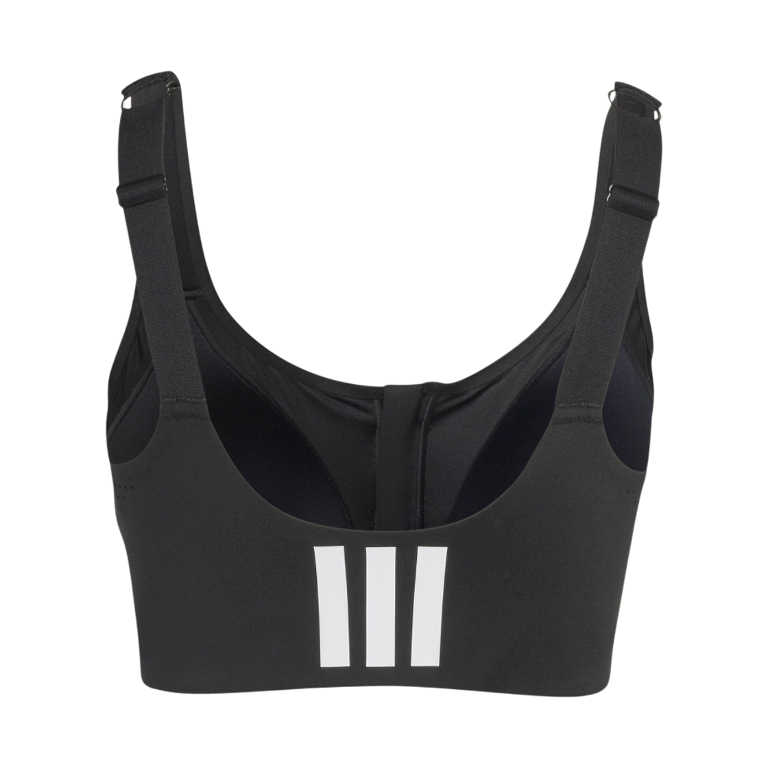 (W) 아디다스 이지 핏 트레인 하이 서포트 브라 GCA 블랙 화이트 - KR 사이즈((W) Adidas Easy Fit Train High Support Bra GCA Black White - KR Sizing) - 2