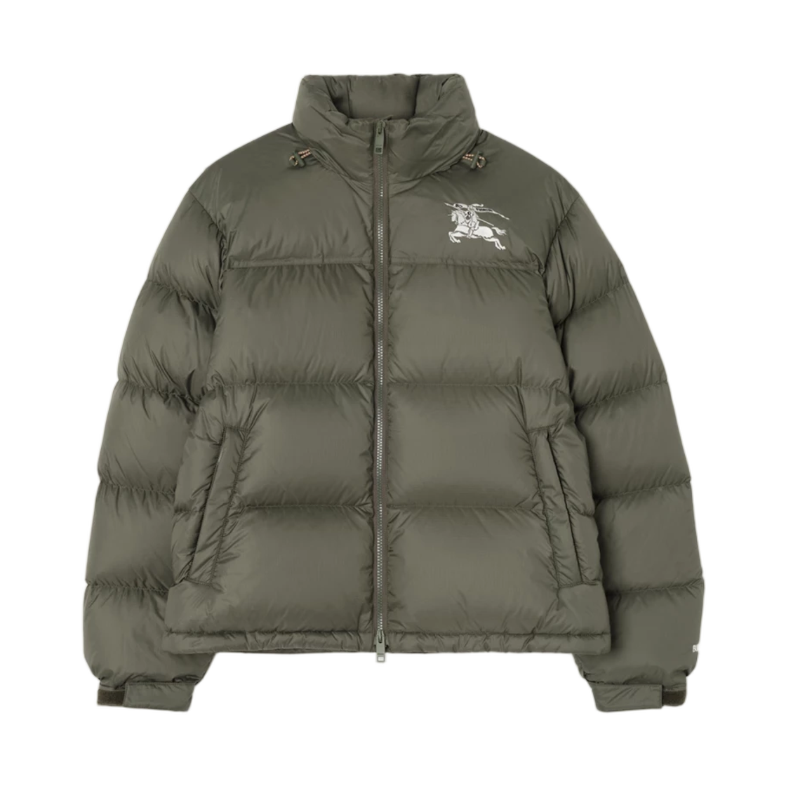 8129225 Burberry Highlands Puffer Jacket Dark Sage Green