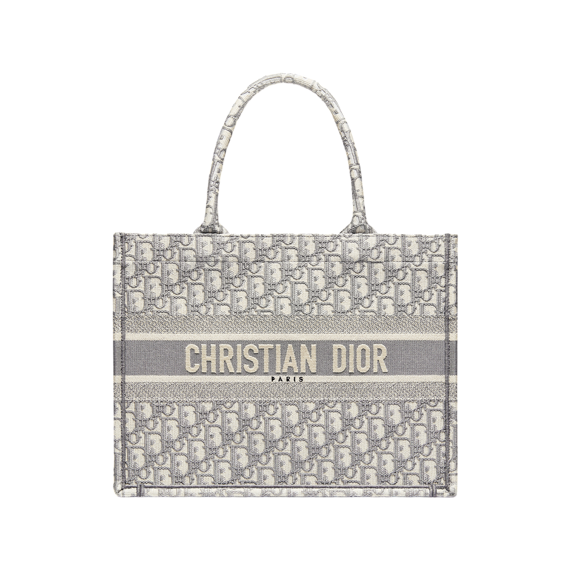 M1296ZRIW-M20I Dior Book Tote Medium Ecru Gray