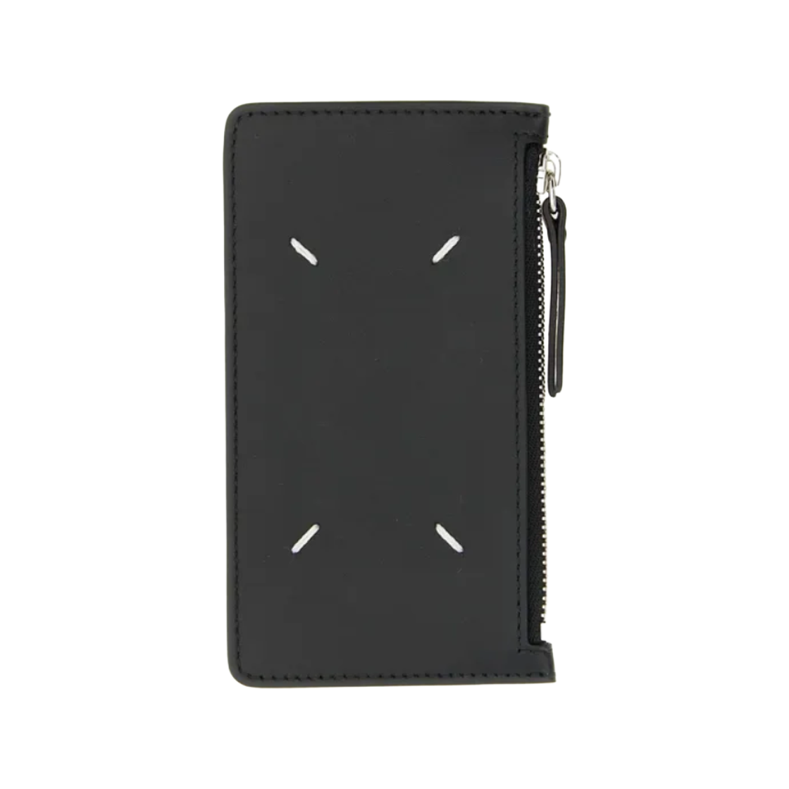 S56UI0143P4745T8013 Maison Margiela Four Stitches Card Holder Black