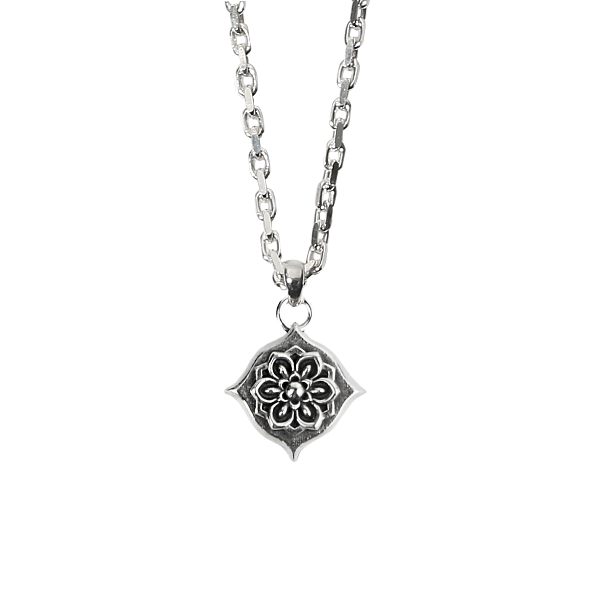 cheong-26,silver HanO Cheong - 26 Dancheong Giwa Necklace