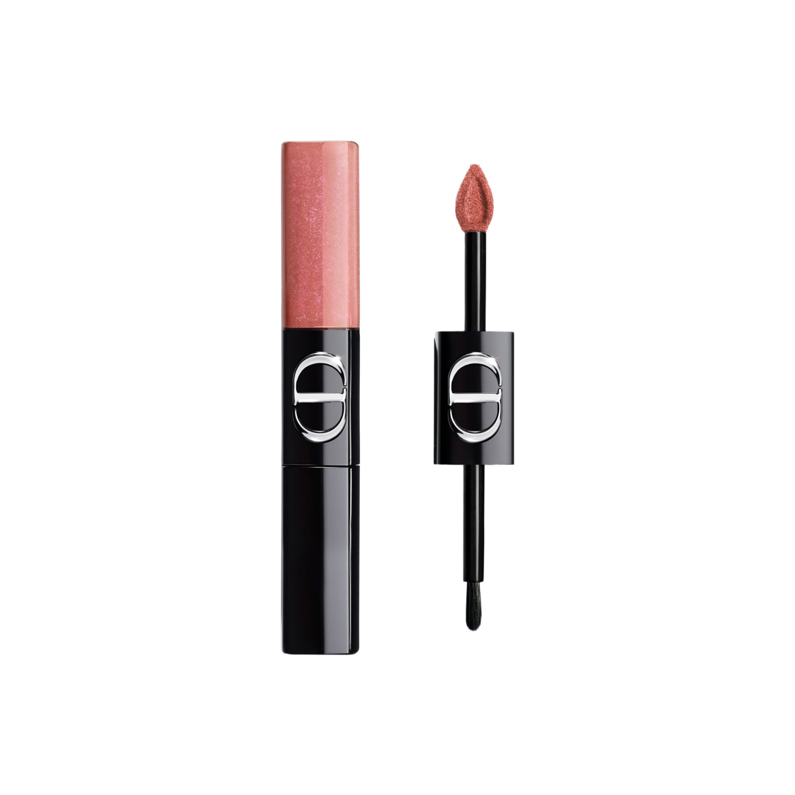 - Dior Rouge Dior Sequin Liquid Duo Holiday Limited Edition 100 Sweet Nude