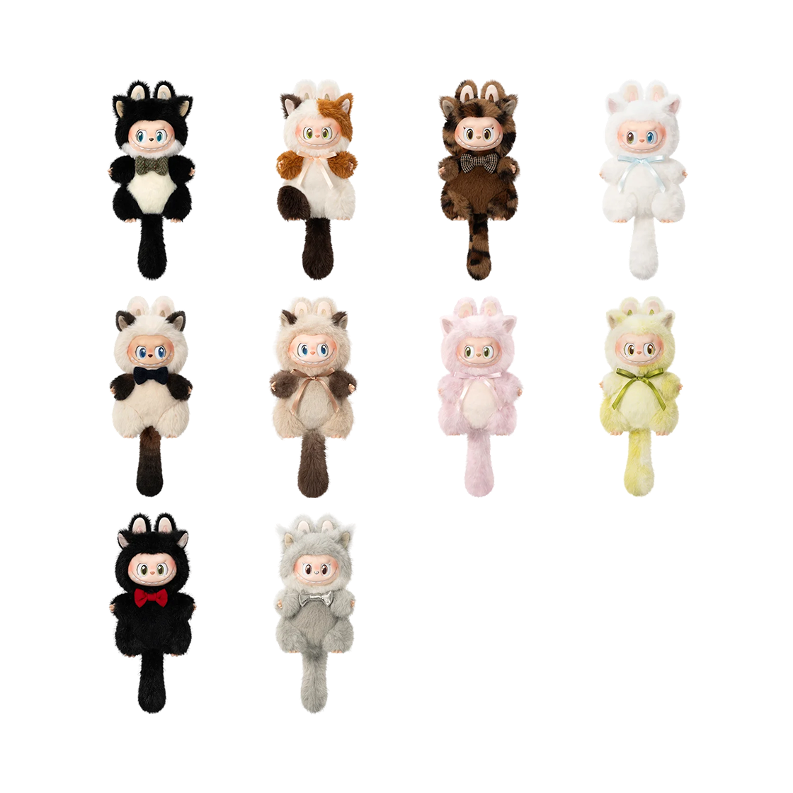 팝마트 더 몬스터즈 캣 모드 온 시리즈 인형 키링 미개봉 랜덤박스 (9개입)(Pop Mart The Monsters Cat Mode On Series Vinyl Plush Pendant Sealed Case (9 Blind Boxes)) - 2