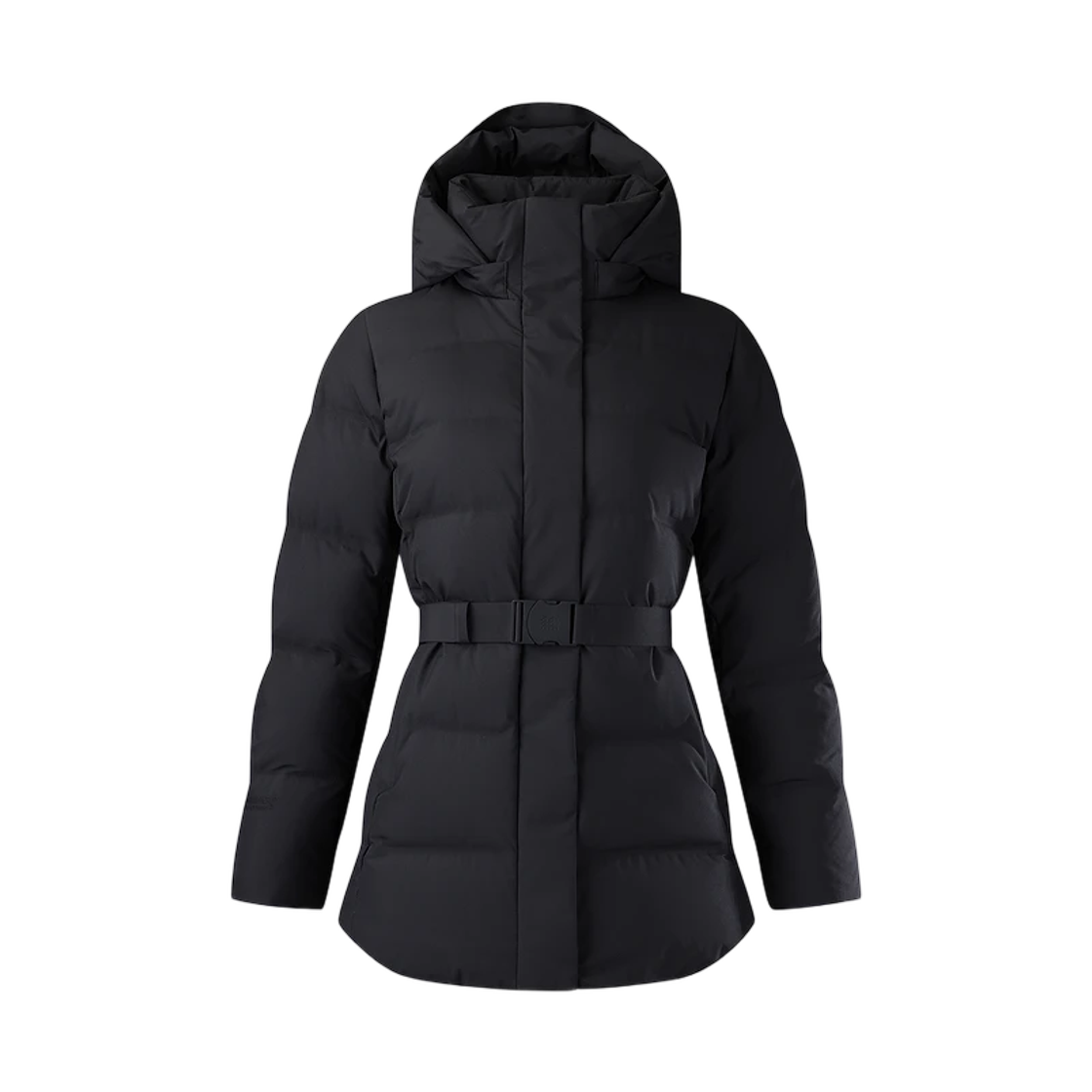 TVJDW26612BLK (W) Kolon Sport Kuchi Mid-Length Hooded Mid Down Jacket Black
