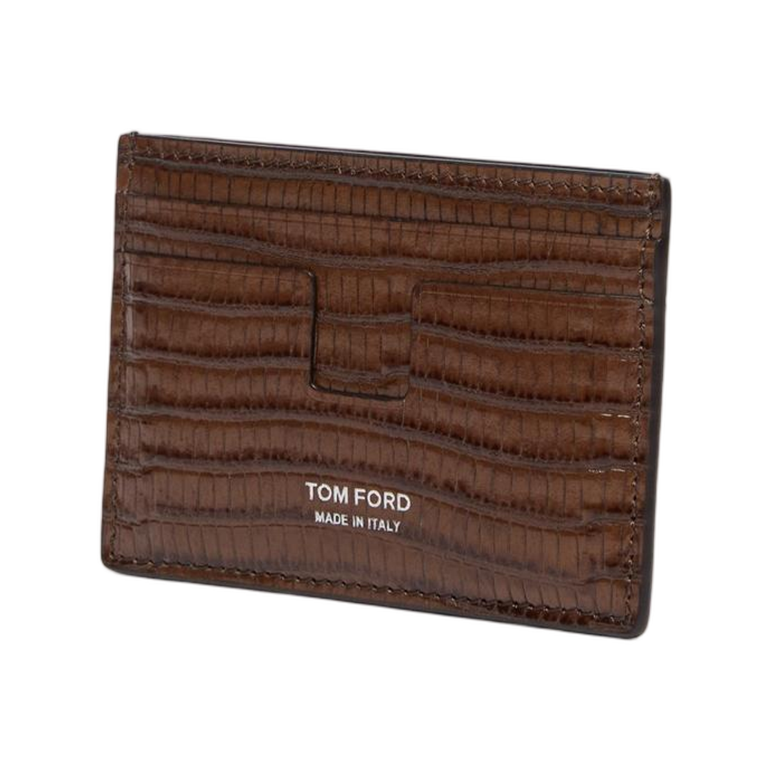 톰포드 프린티드 테주스 T 라인 클래식 카드 홀더 카라멜(Tom Ford Printed Tejus T Line Classic Card Holder Caramel) - 2