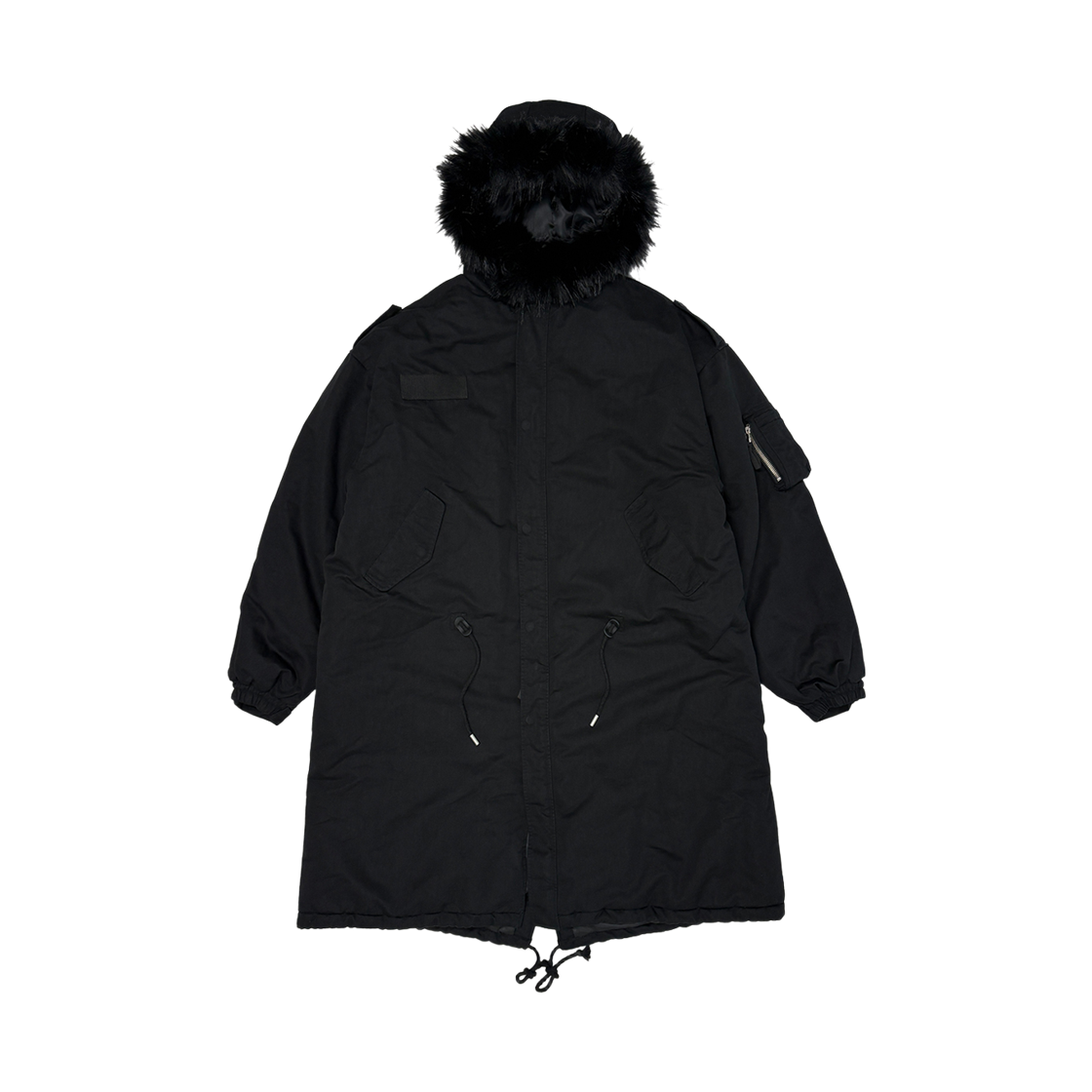 TO0032 [KREAM 단독] Flavorism Padded Mods Parka Washed Black
