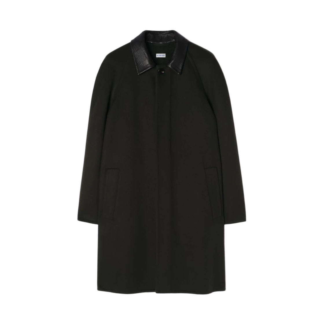 8133150 Burberry Mid-Length Wool Cashmere Parkbury Car Coat Chocolate Brown