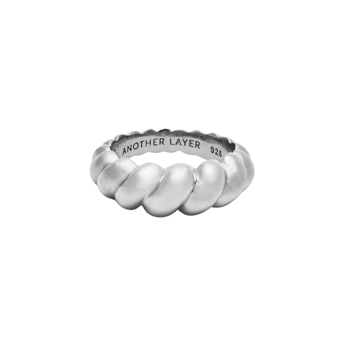 AL32 Another Layer Croissant Ring Silver