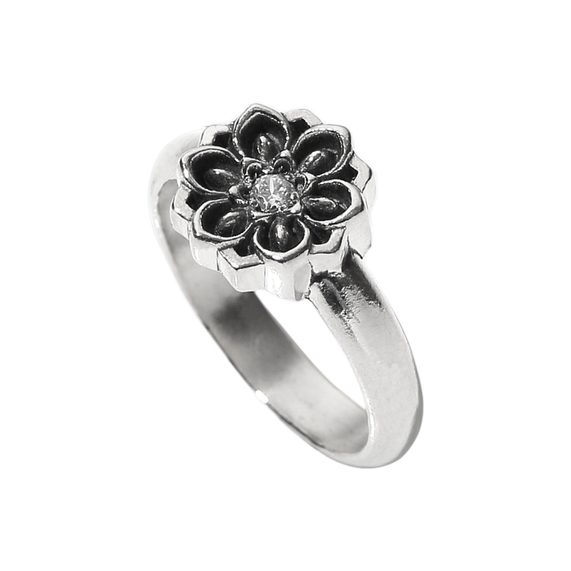 cheong-17,silver HanO Cheong - 17 Dancheong Simple Ring