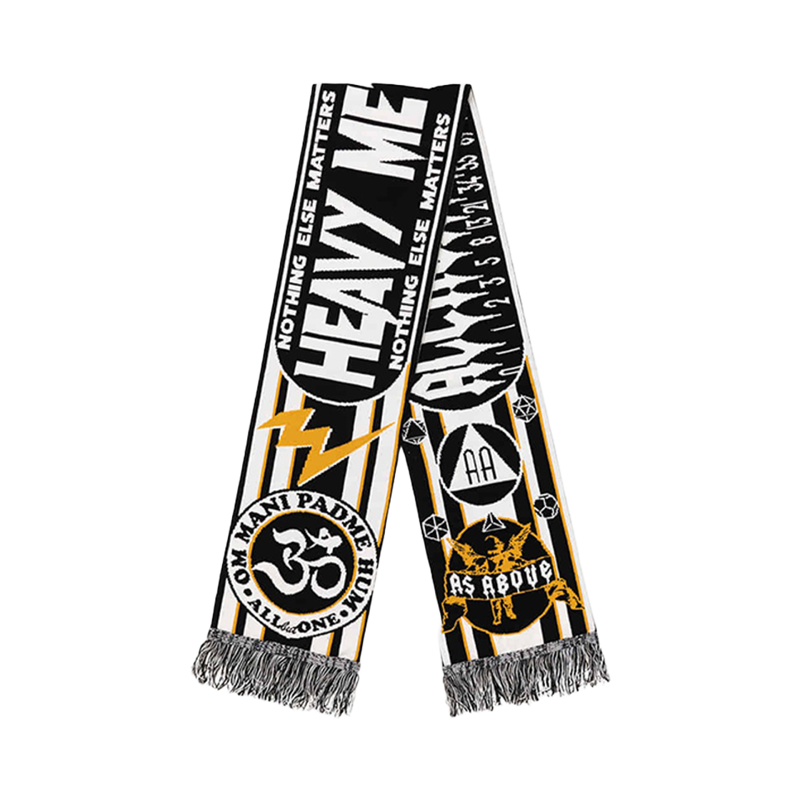 AB25AW06 AbO Heavy Scarf Black