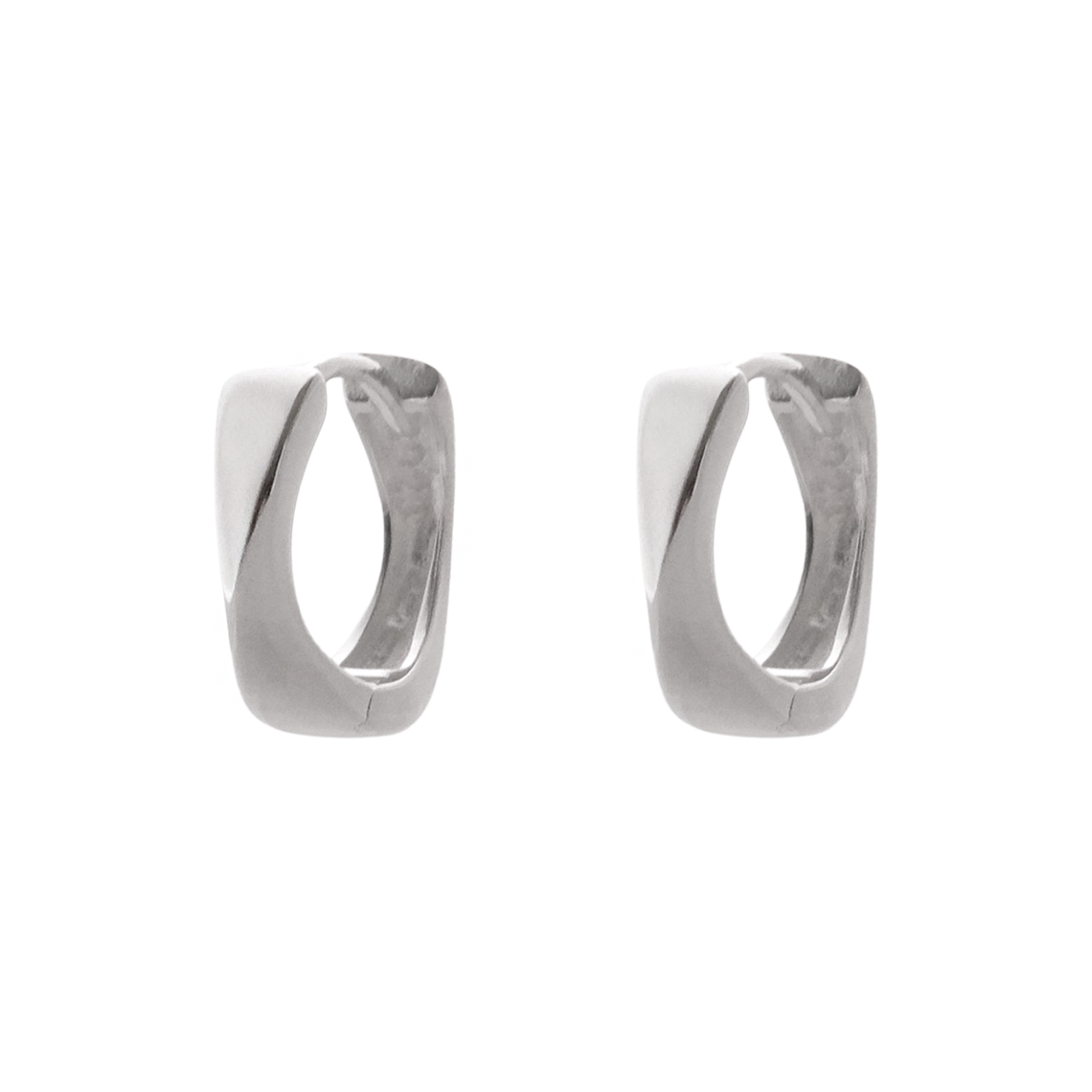 어나더레이어 플로우 훕 이어링 실버(Another Layer Flow Hoop Earring Silver)