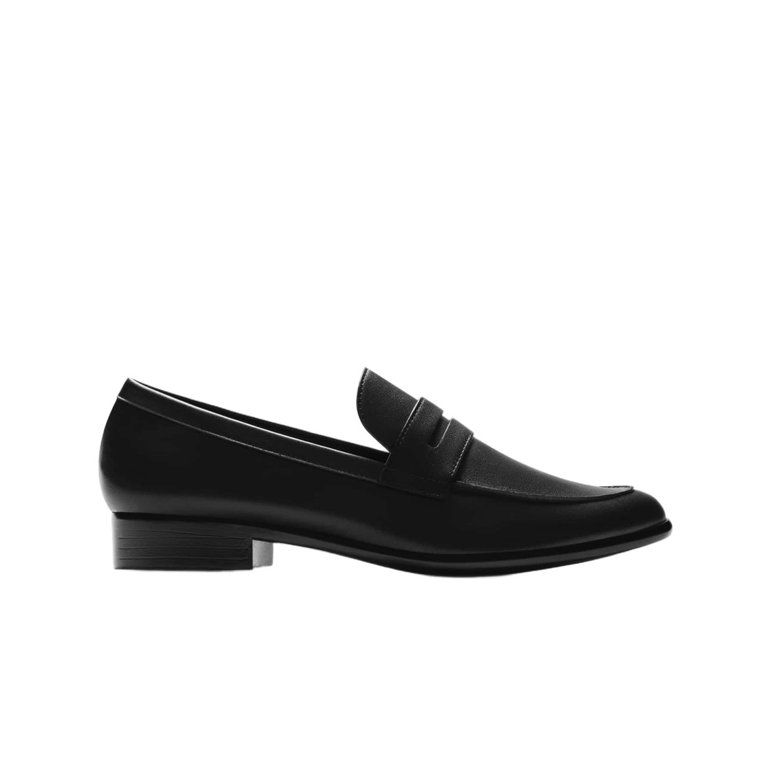 (W) 쿠에른 런던 09 로퍼 나파 램스킨 블랙((W) Cueren London 09 Loafers Nappa Lambskin Black)