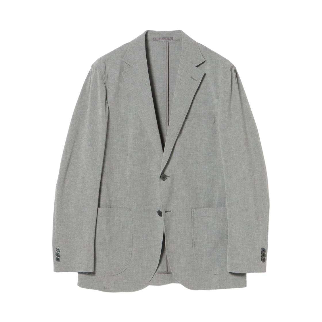 41-16-0099-375 Beams Heart Triacetate 2-Button Jacket Grey