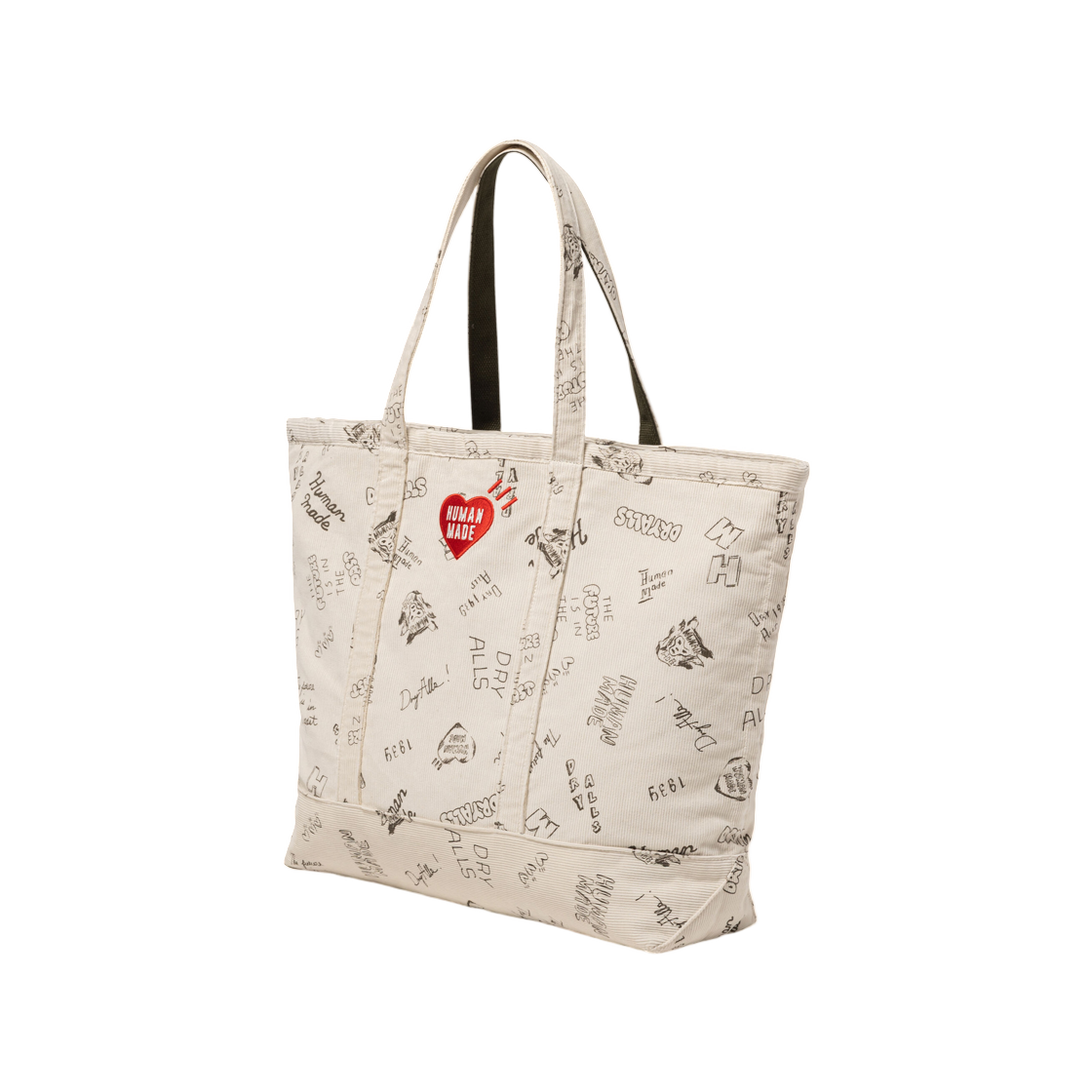 휴먼 메이드 코듀로이 토트 화이트(Human Made Corduroy Tote White) - 3