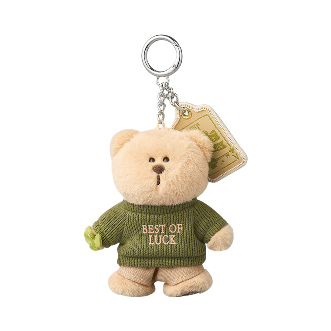 - Starbucks Best Of Luck Knit Bearista Keychain
