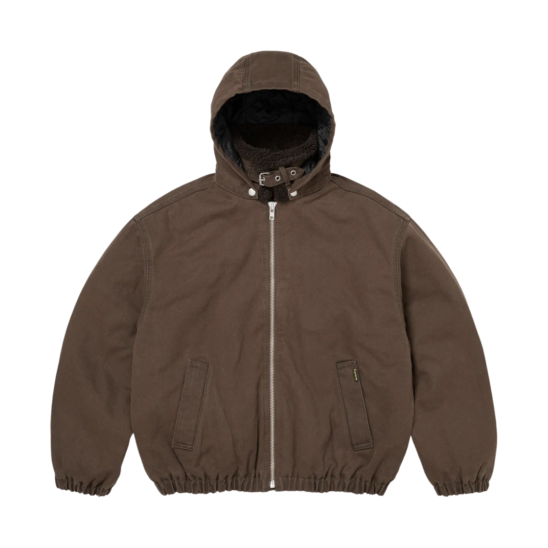 슈프림 페이크 셔링 라인드 봄버 자켓 브라운 - 26FW(Supreme Faux Shearling Lined Bomber Jacket Brown - 26FW) - 4