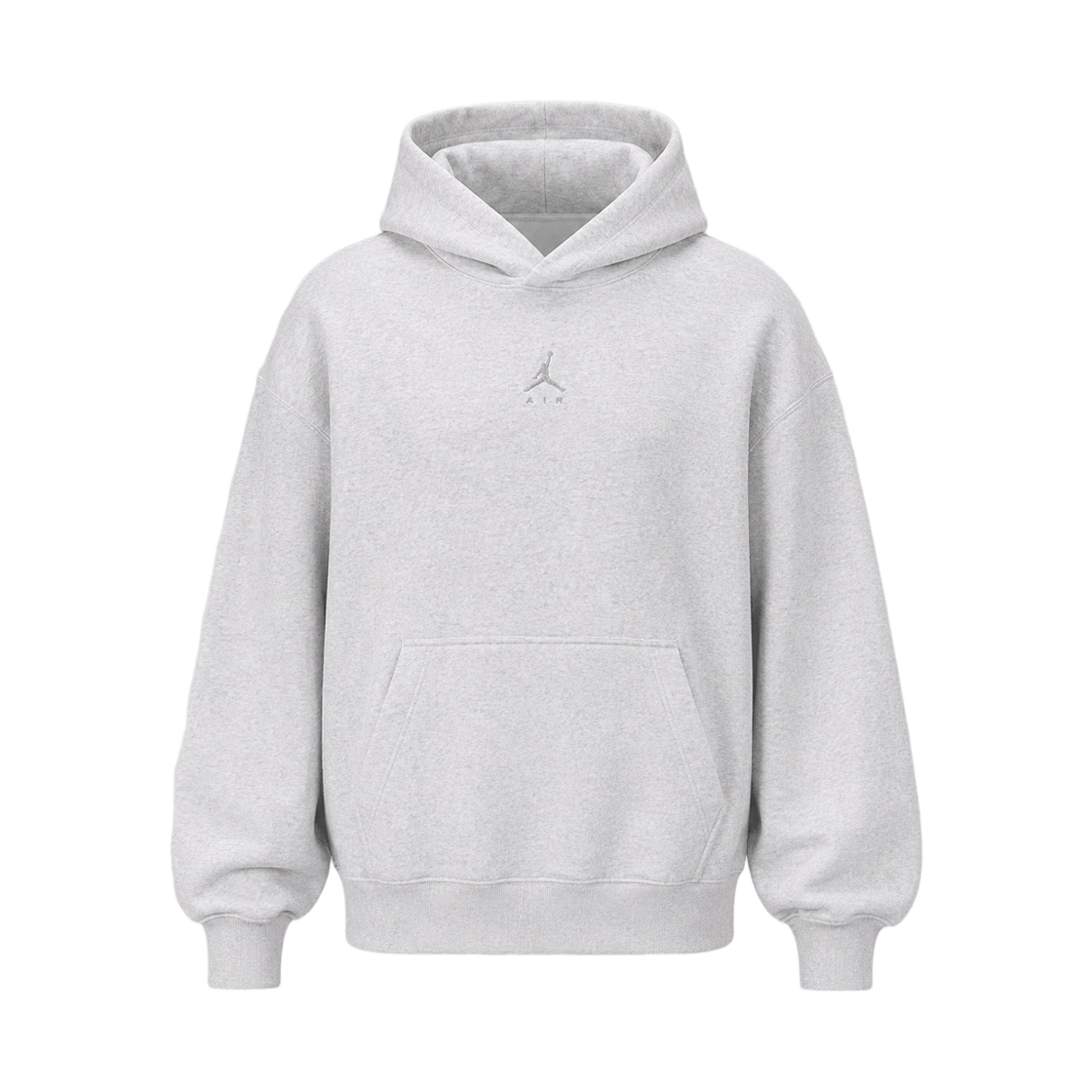 IM8911-054 Jordan Brooklyn Oversized Fleece Pullover Hoodie Neutral Grey Heather (IM8911-054)
