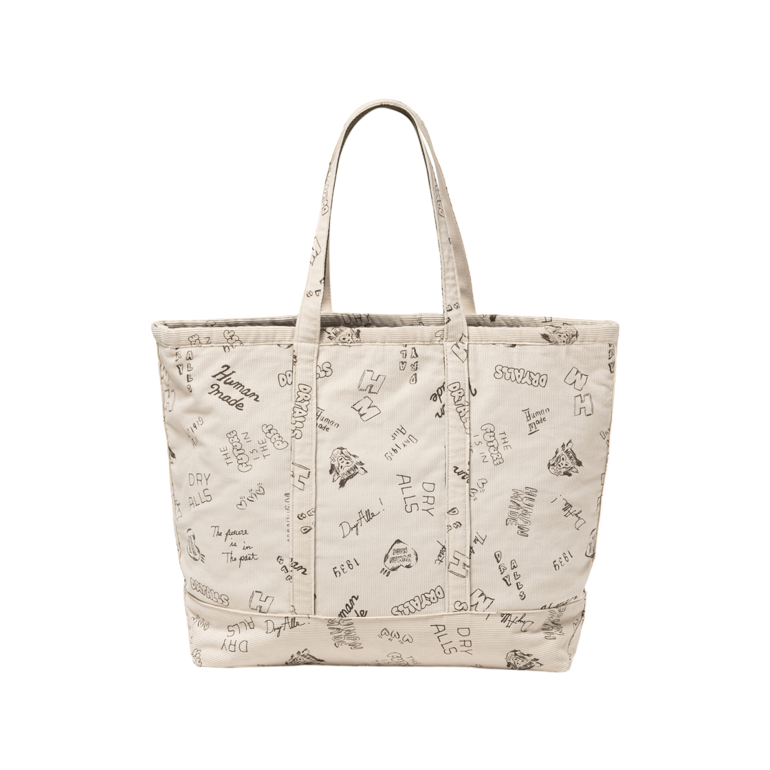 휴먼 메이드 코듀로이 토트 화이트(Human Made Corduroy Tote White) - 2