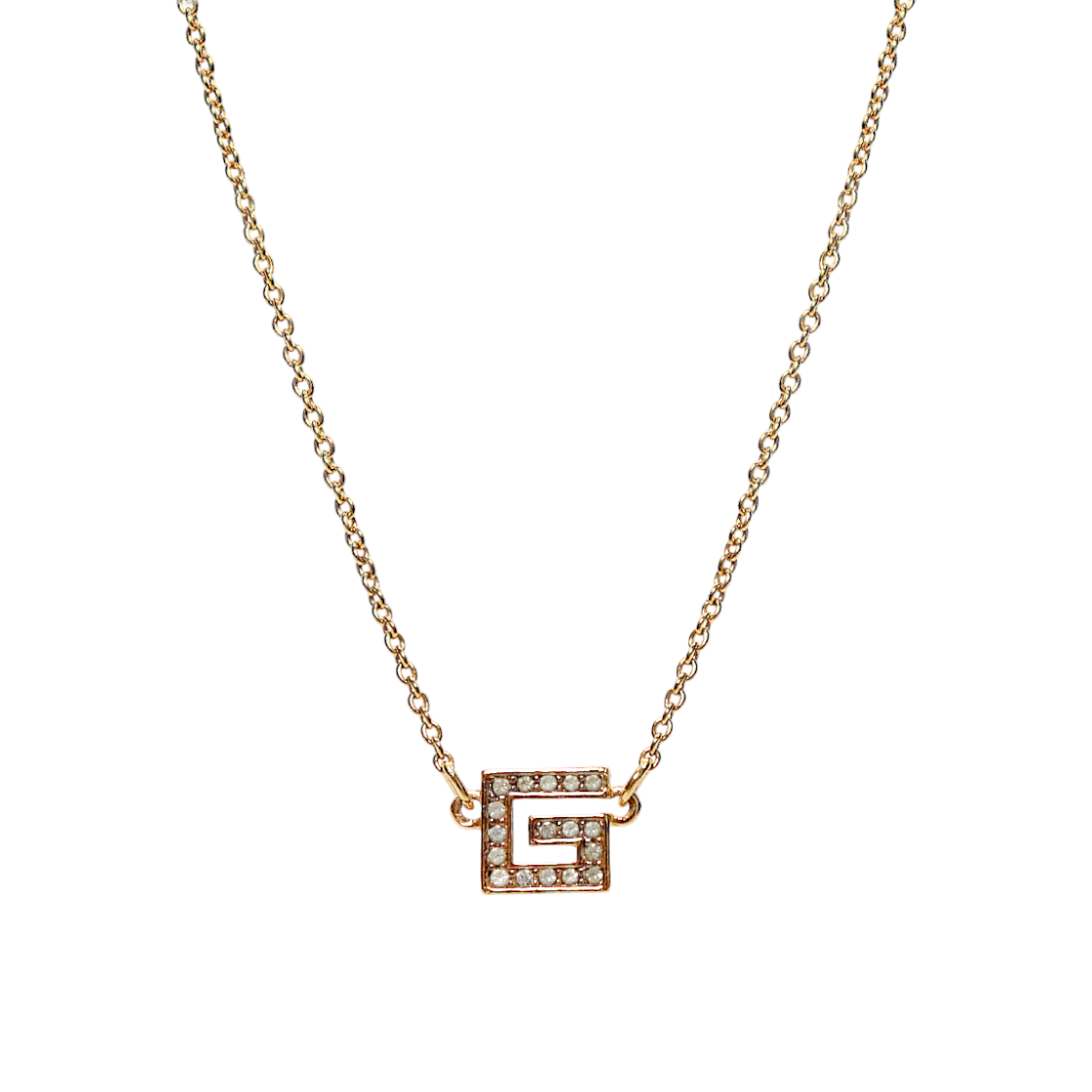 ITNUAMFBISKJ Givenchy Cubic G Gold Necklace