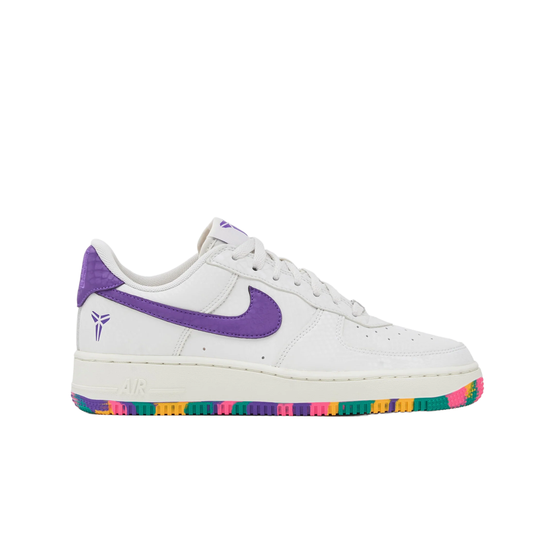 IB0018-104 Nike x Kobe Bryant Air Force 1 Low Sail Hyper Purple