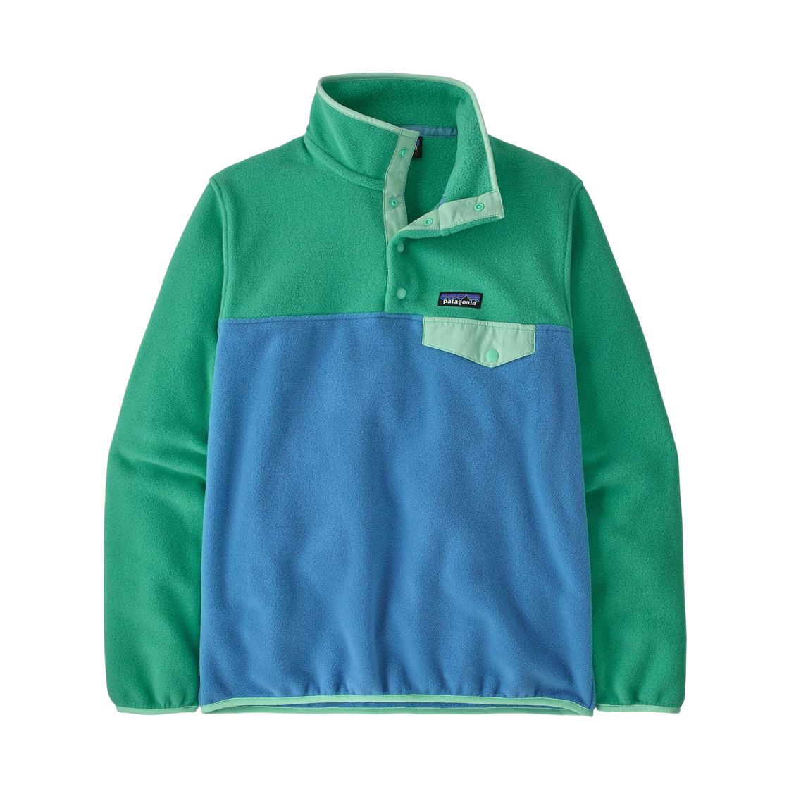 25455 (W) Patagonia Lightweight Synchilla Snap-T Pullover Shore Blue
