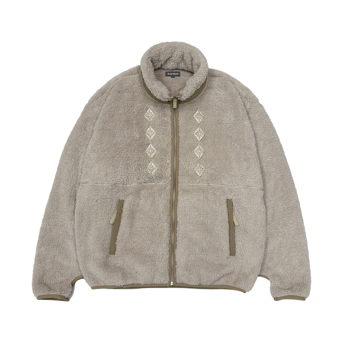 TO0026-1 [KREAM 단독] Flavorism Sherpa Fleece Jacket Beige