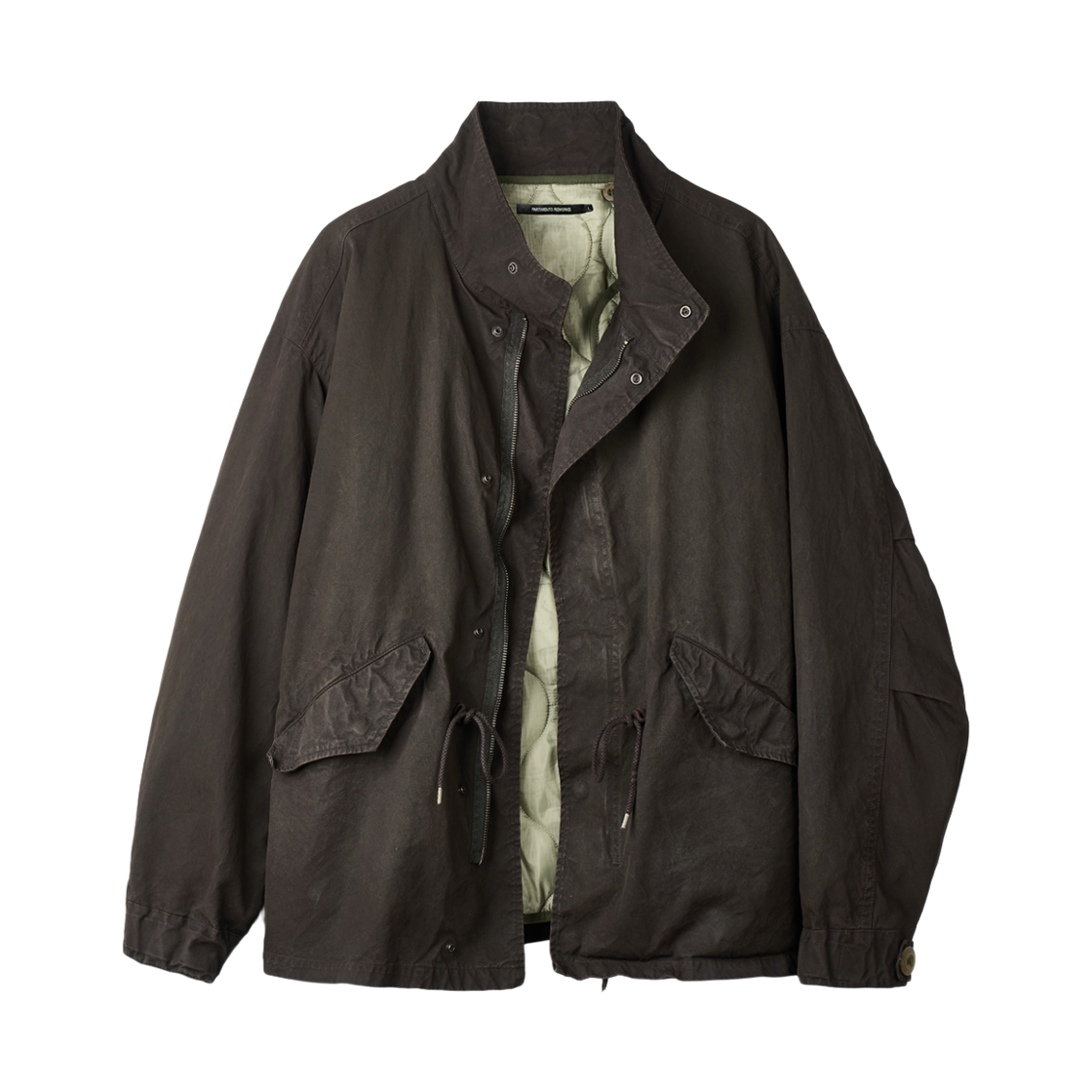 파르티멘토 리웍스 머드 다이드 디태처블 라이너 필드 자켓 어스 브라운(Partimento Reworks Mud Dyed Detachable Liner Field Jacket Earth Brown)