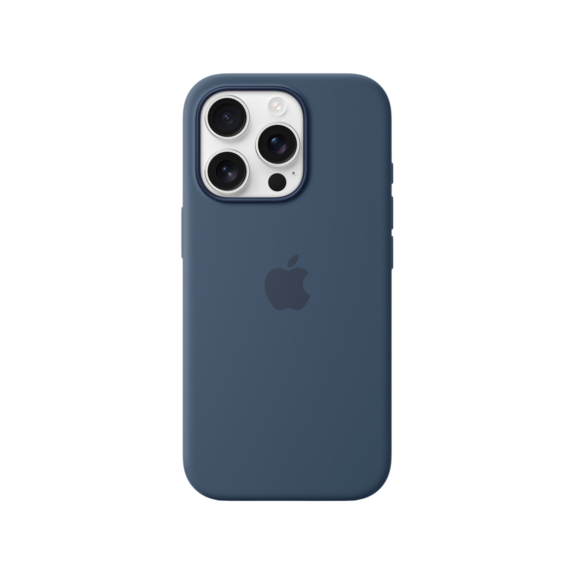 - Apple iPhone 16 Pro Silicone Case with MagSafe Denim