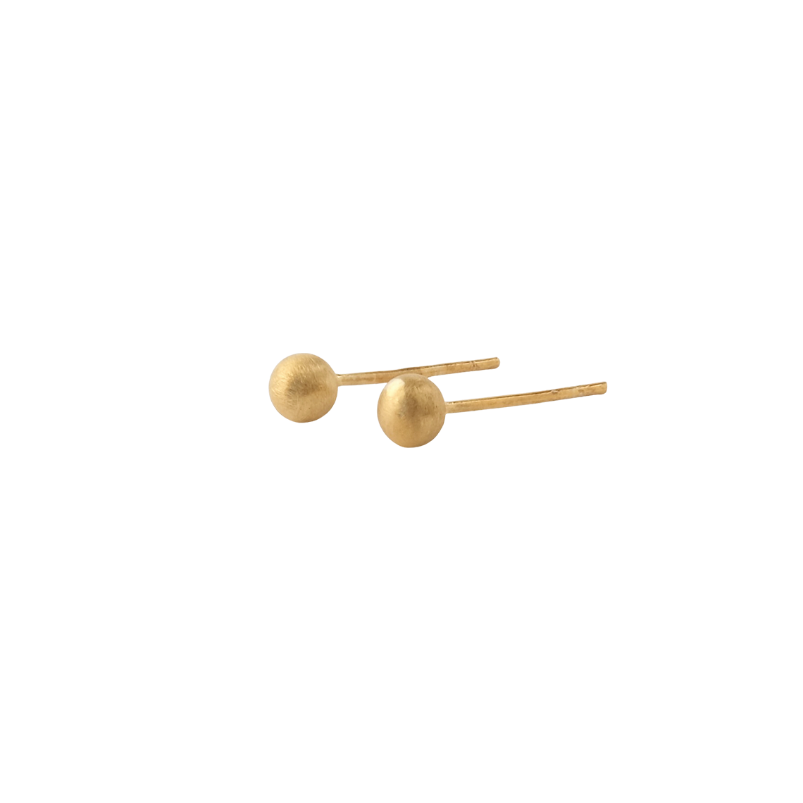 어나더레이어 4mm 볼 스터드 매트 골드(Another Layer 4mm Ball Stud Matt Gold)