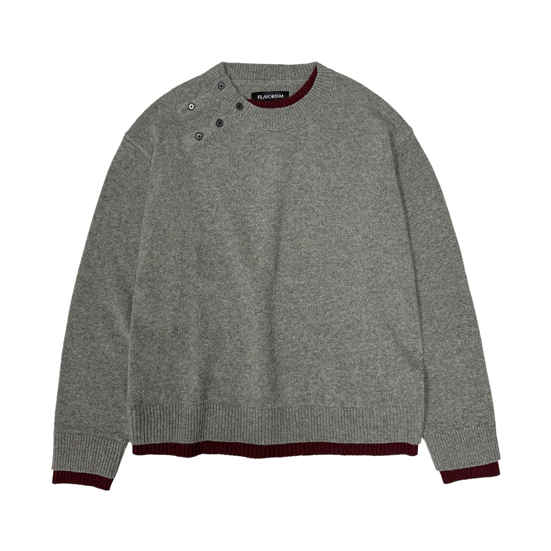 플레이버리즘 더블 레이어드 니트 메란지(Flavorism Double Layered Knit Melange) - 1
