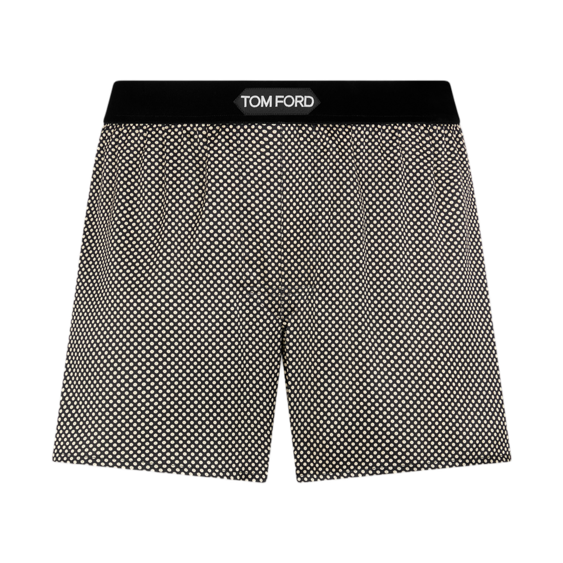 톰포드 폴카 닷 실크 박서 블랙 브라운(Tom Ford Polka Dot Silk Boxer Black Brown) - 1