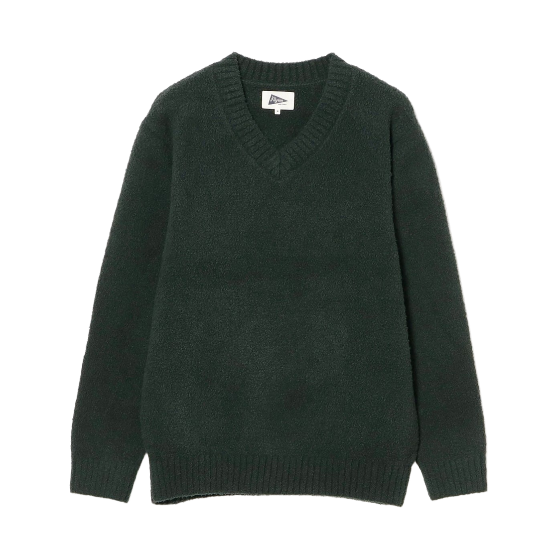 필그림 서프+서플라이 맥코이 브이넥 보아 니트 다크 그린(Pilgrim Surf+Supply McCoy V-Neck Boa Knit Dark Green)