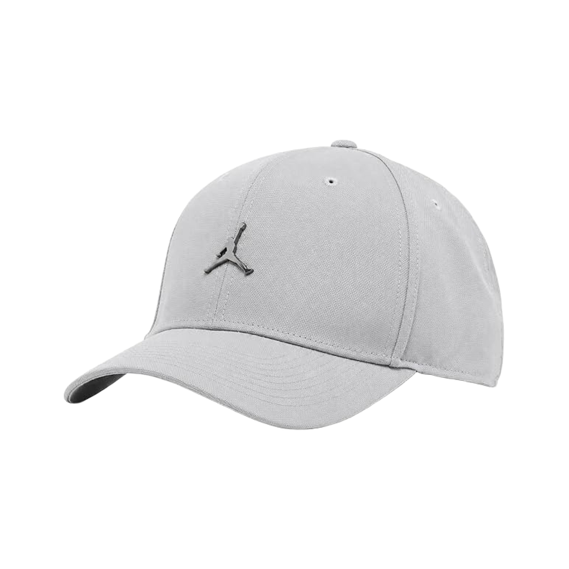 HM5750-077 Jordan Rise Structured Metal Jumpman Hat Light Smoke Grey