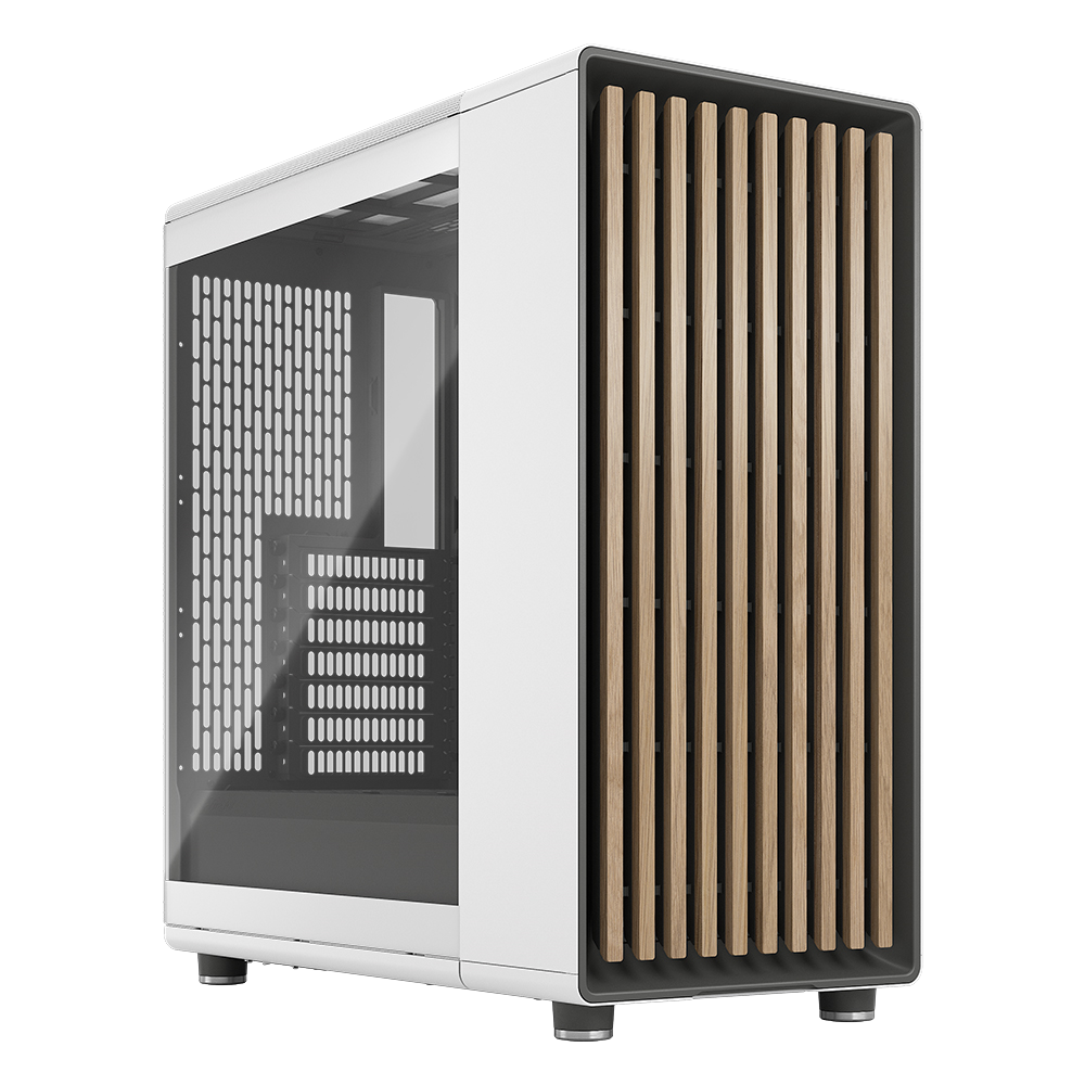 FD-C-NOR1C-04 Fractal Design North Chalk White Clear Tempered Glass